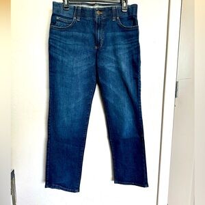 Lee Dark Wash Straight Leg Stretch Waist Jeans